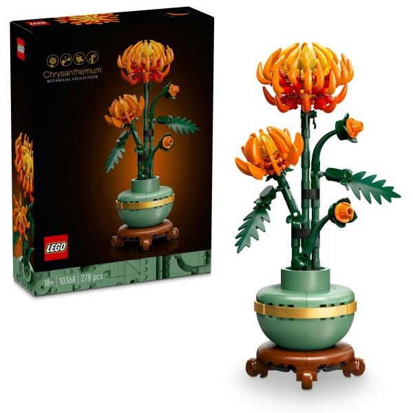 Конструктор LEGO Botanicals Хризантема 278 деталей (10368) - Pampik - 2