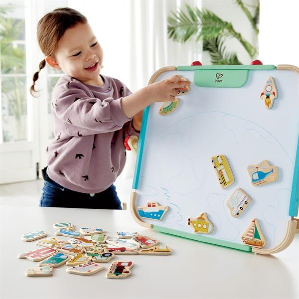 Набор магнитов Hape Транспорт 30 шт. (E2008) - Pampik - 5