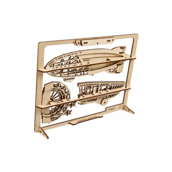 Деревянный механический 2.5D конструктор Ugears Цеппелин, 49 деталей (70208) - Pampik - 5