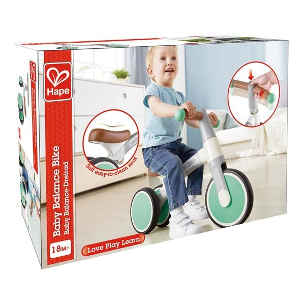Біговел Hape Перша поїздка триколісний 7" світло-зелений (E0104) - Pampik - 7