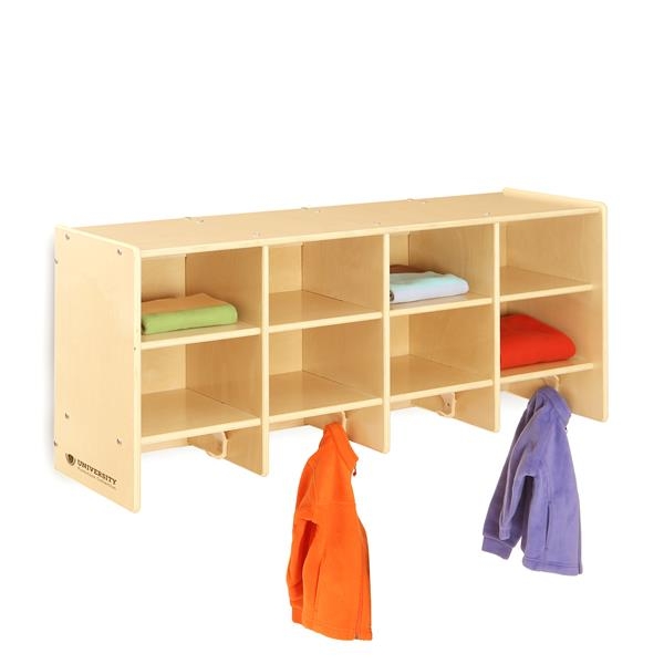 Настінна полиця University 4-секційна з вішалками (U12111) - Pampik - 5