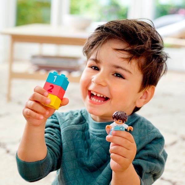 Конструктор LEGO DUPLO Classic Коробка з кубиками 65 деталей (10913) - Pampik - 6