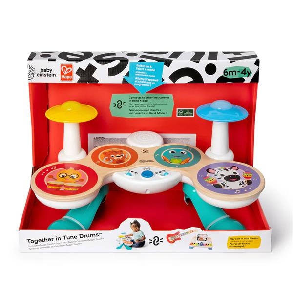 Музыкальная игрушка Baby Einstein Magic Touch Барабанная установка Together in Tune (800900) - Pampik - 5