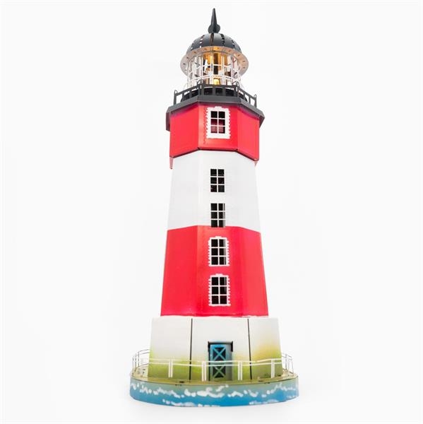 Колекційна модель-конструктор Metal Time Sailor's Companion Маяк із підсвіткою, 31 деталь (MT002) - Pampik - 4