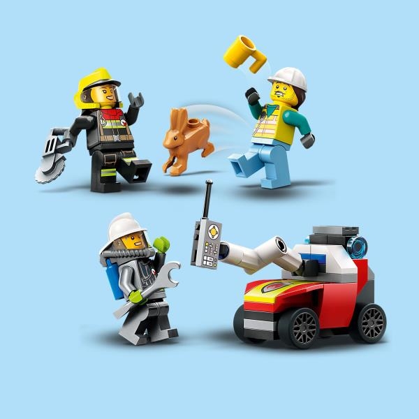 Конструктор LEGO City Fire Department Пожежна машина 502 деталі (60374) - Pampik - 3