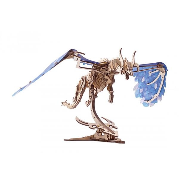 Деревянный механический 3D конструктор Ugears Дракон Ураган (70151) - Pampik - 7