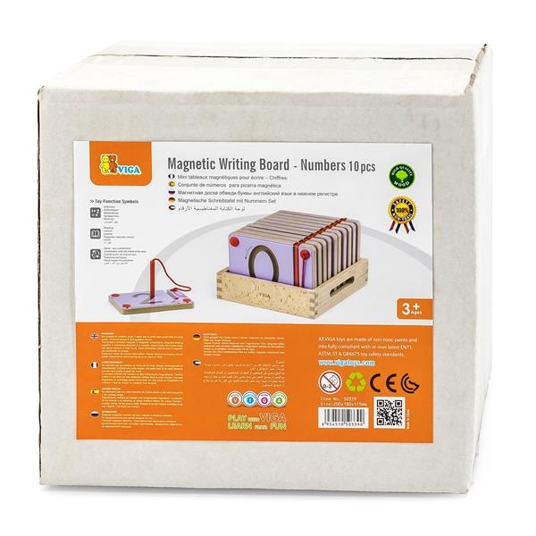 Набор для обучения Viga Toys Учимся писать цифры (50339) - Pampik - 3