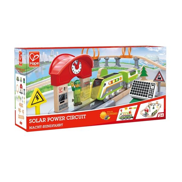 Железная дорога Hape с поездом 37 эл. с мировыми эффектами от солнечной батареи (E3762) - Pampik - 5