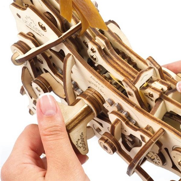 Деревянный механический 3D конструктор Ugears Лошадь-Механоид (70054) - Pampik - 5