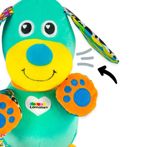 М'яка іграшка-підвіска Lamaze Собачка зі звуком (L27023) - Pampik - 6