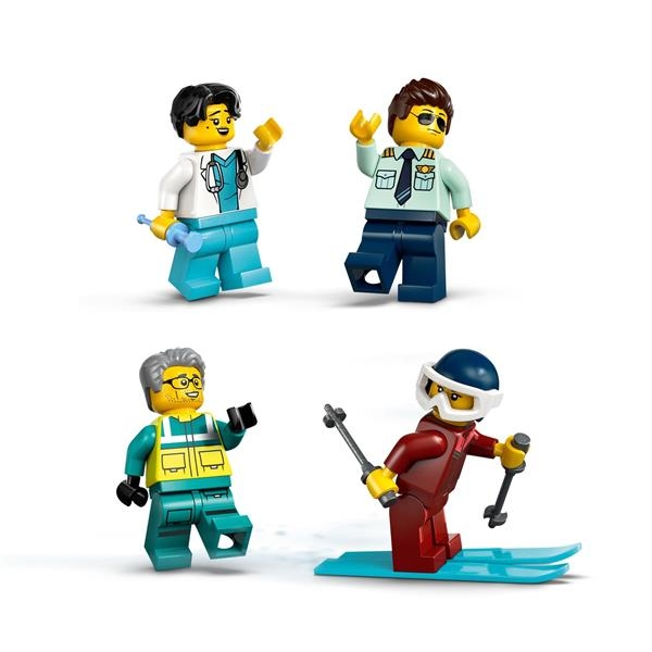 Конструктор LEGO City Літак швидкої медичної допомоги, 403 деталі (60465) - Pampik - 6