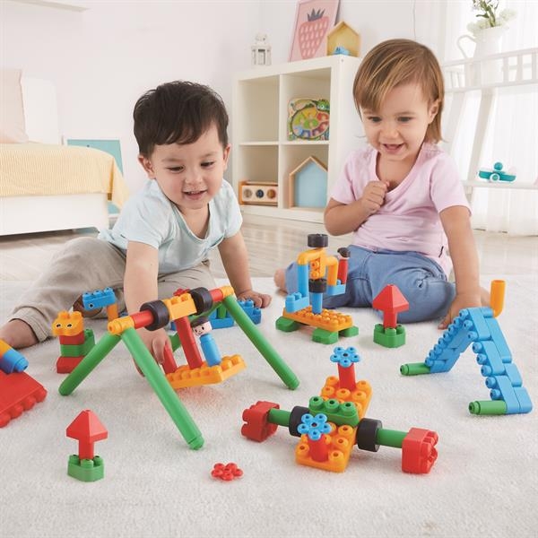 Конструктор PolyM Ігровий майданчик, 110 деталей (760011) - Pampik - 2