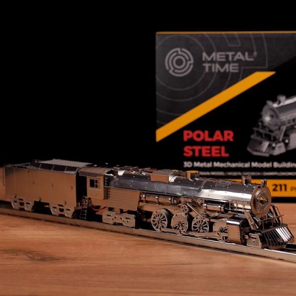 Коллекционная модель-конструктор Metal Time Polar Steel Полярный механический экспресс (MT052ST) - Pampik - 2