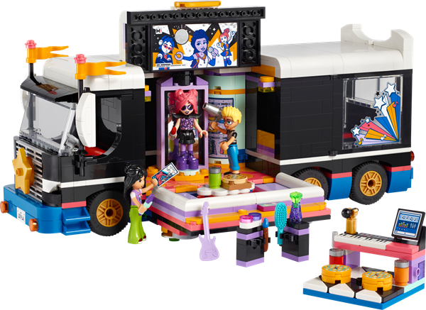 Конструктор LEGO Friends Автобус для музыкального тура попзвезды, 845 деталей (42619) - Pampik - 3