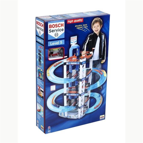 Автотрек Klein Bosch Mini з паркінгом та 2 машинками 5 рівнів (2813) - Pampik - 5