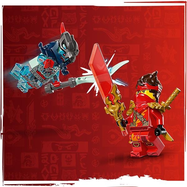 Конструктор LEGO NINJAGO Швидкісні перегони Кая на мотоциклі, 79 деталей (71838) - Pampik - 9