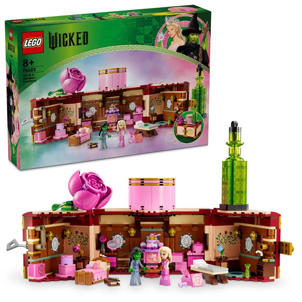 Конструктор LEGO Wicked Кімната Ґлінди та Ельфаби, 740 деталей (75683) - Pampik - 7
