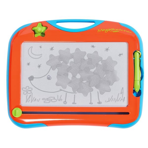 Магнітна дошка для малювання Megasketcher помаранчево-блакитний (E72741) - Pampik - 5