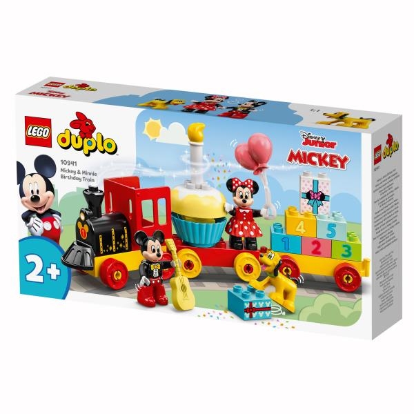Конструктор LEGO DUPLO Disney Святковий поїзд Міккі та Мінні 22 деталі (10941) - Pampik