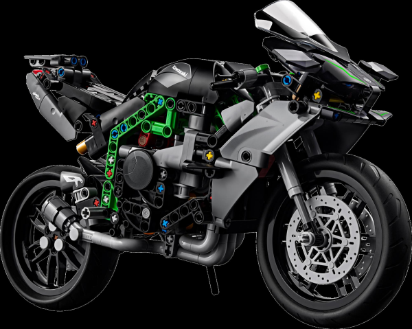Конструктор LEGO Technic Мотоцикл Kawasaki Ninja H2R 643 деталі (42170) - Pampik - 4