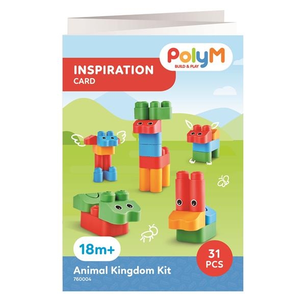 Конструктор PolyM Царство зверят, 31 деталей (760004) - Pampik - 5