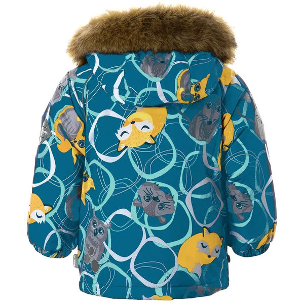 Куртка зимняя Huppa Vesa 1, р.86, бирюзовый с принтом (18570120-23266-086) - Pampik - 2