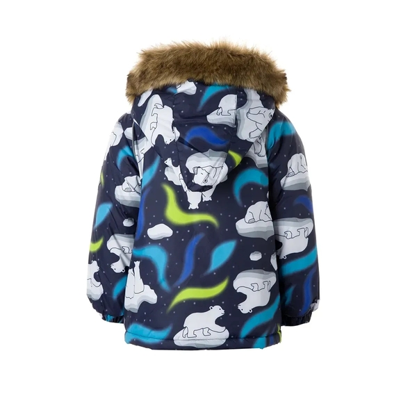 Куртка зимняя Huppa Virgo, р.86, темно-синий с принтом (17210030-13286-086) - Pampik - 2