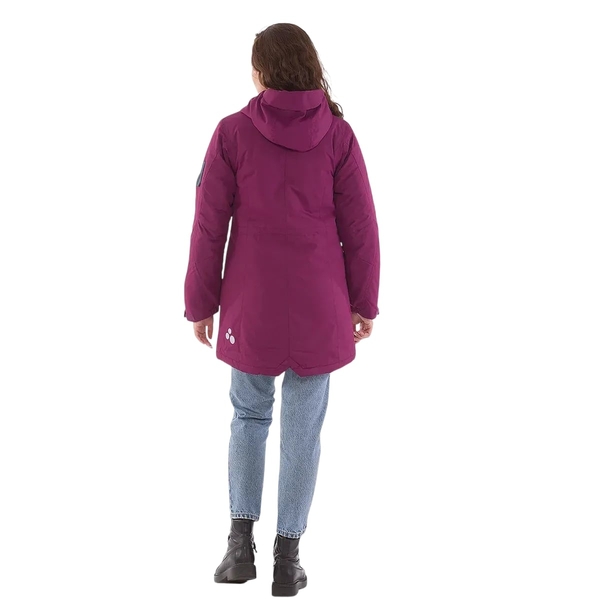 Куртка парка Huppa Janelle, р.L, бордовый (18028014-80034-00L) - Pampik - 8