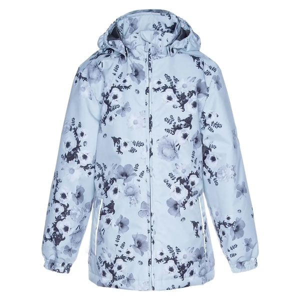 Куртка демисезонная Huppa Joly, р.122, светло-серый с принтом (17840010-01128-122) - Pampik