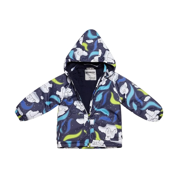 Куртка демисезонная Huppa Virgo 1, р.92, темно-синий с принтом (17210114-13286-092) - Pampik