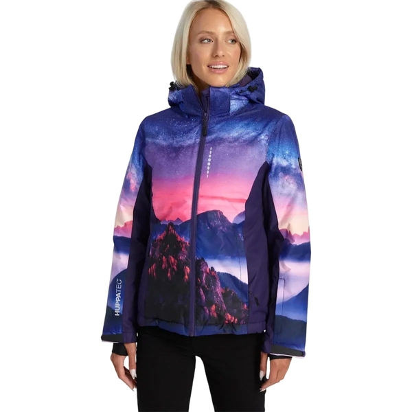 Куртка лыжная Huppa Marita, р.S, фиолетовый с принтом (18588020-21273-00S) - Pampik