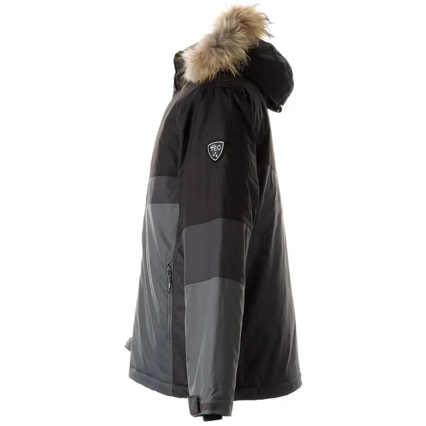 Куртка лыжная Huppa Niklas, р.S, черный с серым (18368030-00109-00S) - Pampik - 3