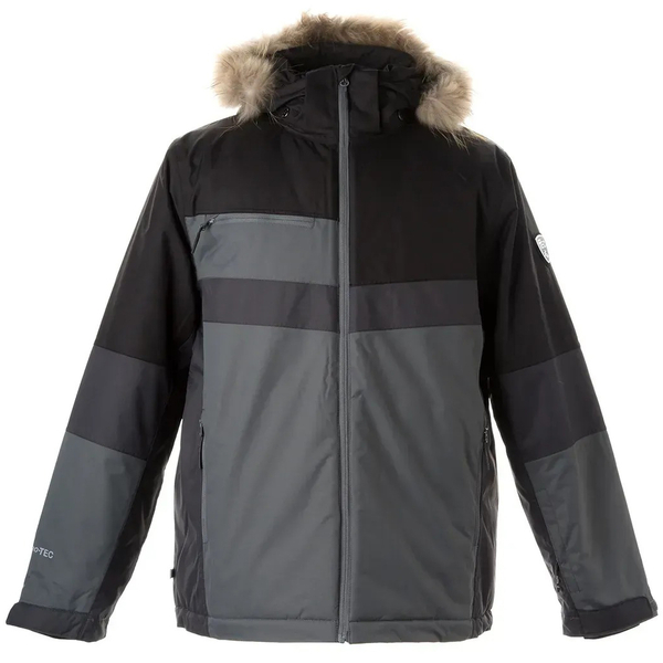 Куртка лыжная Huppa Niklas, р.XS, черный с серым (18368030-00109-0XS) - Pampik