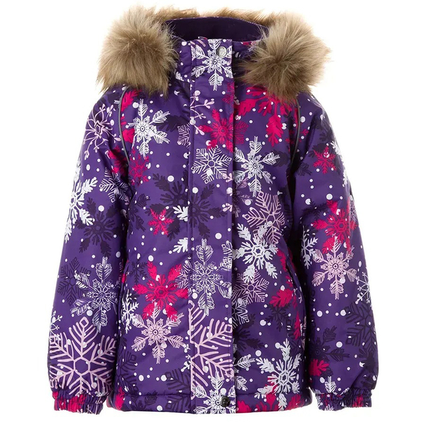 Куртка зимняя Huppa Alondra, р.92, фиолетовый с принтом (18420030-14353-092) - Pampik