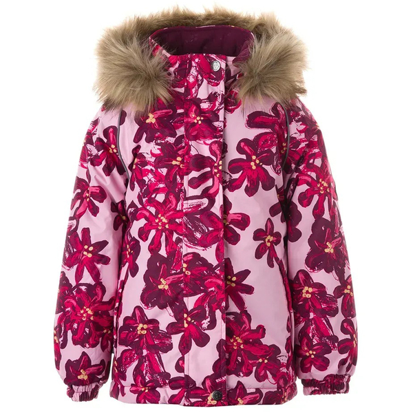 Куртка зимняя Huppa Alondra, р.98, розовый с принтом (18420030-14413-098) - Pampik