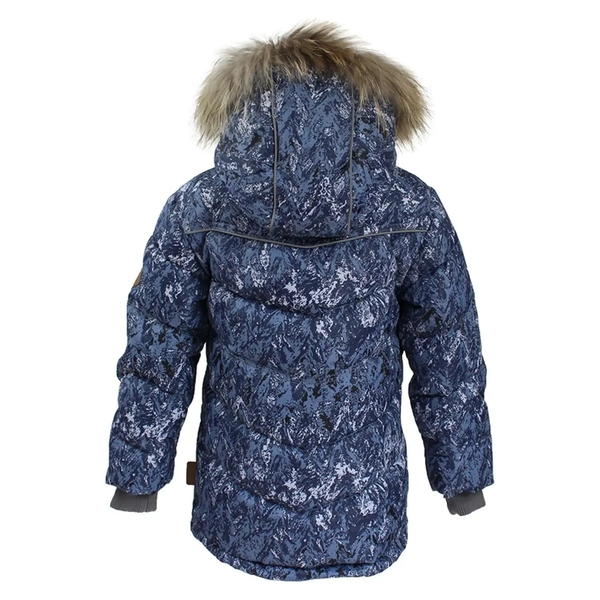 Куртка-пуховик Huppa Moody 1, р.152, темно-синій з принтом (17470155-73286-152) - Pampik - 2