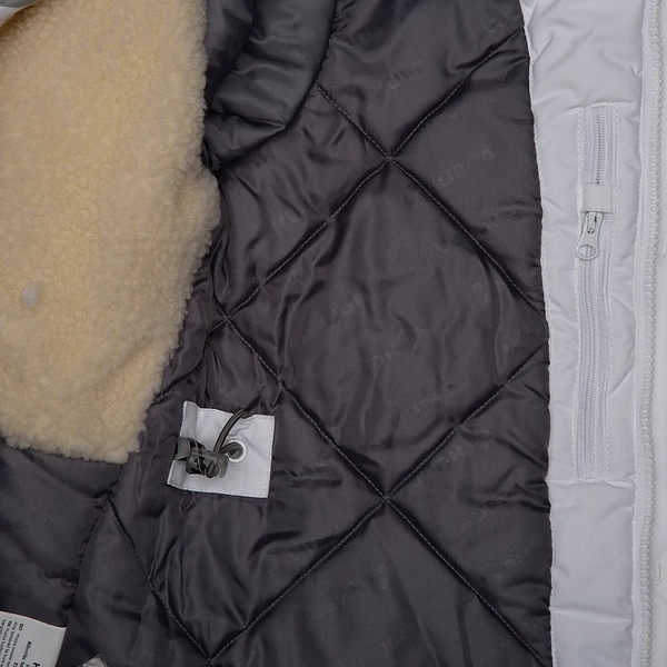 Пальто зимнее Huppa Vivian 1, р.116, белый (12490120-00020-116) - Pampik - 7