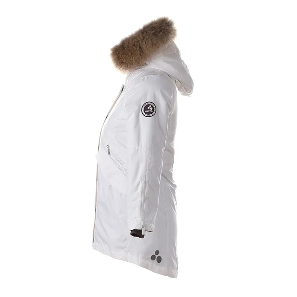 Пальто зимнее Huppa Vivian 1, р.134, белый (12490120-00020-134) - Pampik - 3