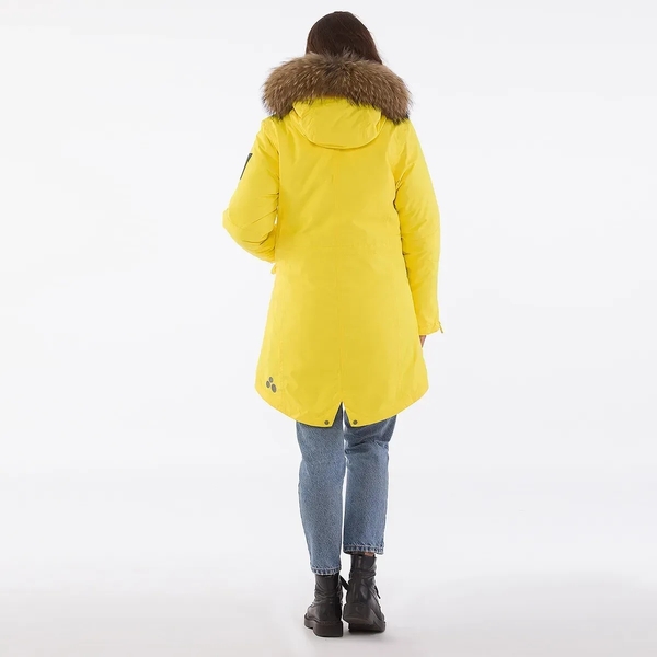 Пальто зимове Huppa Vivian 1, р.3XL, жовтий (12498120-70002-3XL) - Pampik - 9