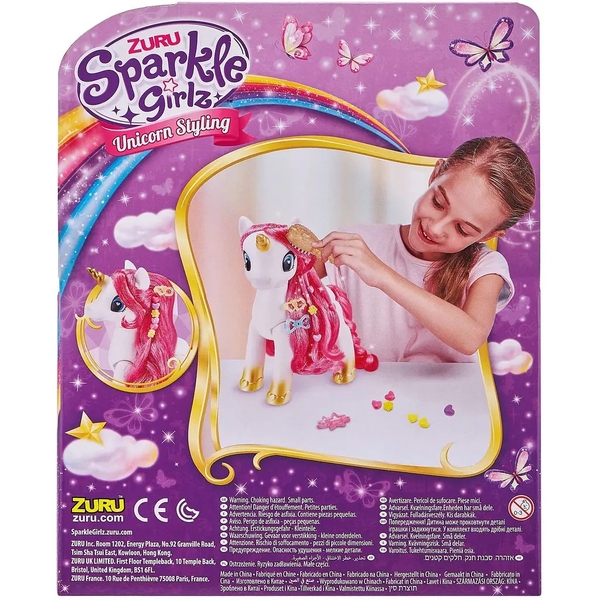 Ігровий набір Zuru Sparkle Girlz Казковий єдиноріг Пінкі, з аксесуарами (Z10032-2) - Pampik - 5