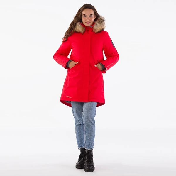 Пальто зимнее Huppa Vivian 1, р.3XL, красный (12498120-70004-3XL) - Pampik - 6