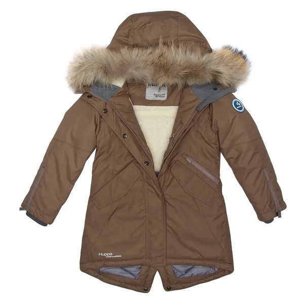 Пальто зимнее Huppa Vivian 1, р.140, бежевый (12490120-70031-140) - Pampik - 5