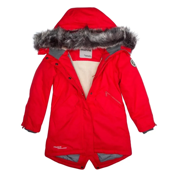 Пальто зимнее Huppa Vivian, р.134, красный (12490020-70004-134) - Pampik - 4