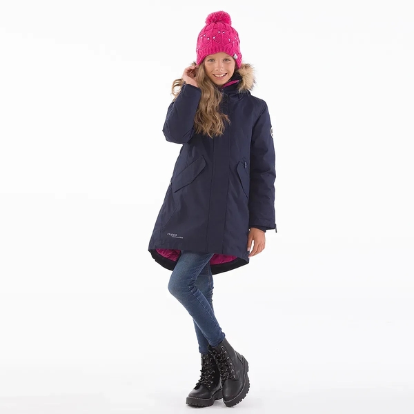 Пальто зимнее Huppa Vivian, р.122, темно-синий (12490020-00086-122) - Pampik - 5