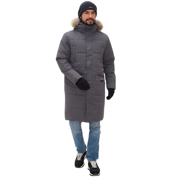 Пальто зимнее Huppa Werner, р.3XL, серый (12318020-10048-3XL) - Pampik - 7