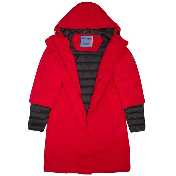 Пальто демисезонное Huppa Almira, р.XS, червоний (12338017-10064-0XS) - Pampik - 4