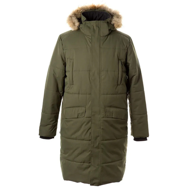 Пальто зимове Huppa Werner, р.S, хакі (12318020-10057-00S) - Pampik