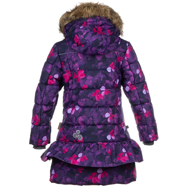 Пальто зимнее Huppa Whitney, р.128, фиолетовый с принтом (12460030-81653-128) - Pampik - 2