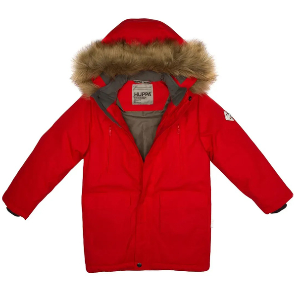 Куртка-парка зимняя Huppa Roman, р.152, красный (12380030-70004-152) - Pampik - 4