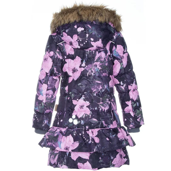 Пальто зимнее Huppa Whitney, р.116, темно-серый с принтом (12460030-91618-116) - Pampik - 2